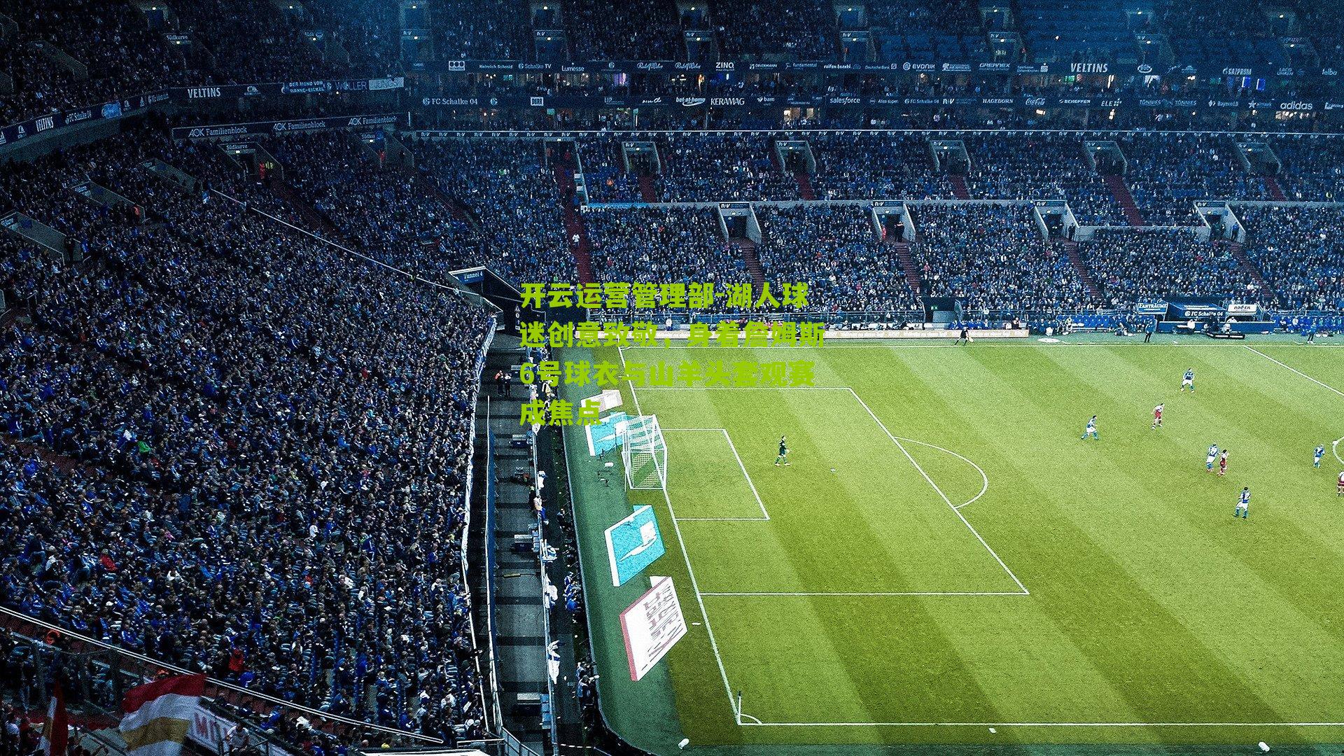 湖人球迷创意致敬，身着詹姆斯6号球衣与山羊头套观赛成焦点